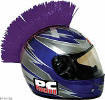 PC Racing Helmet Mohawk Purple