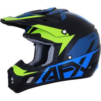 Casque enfant cross AFX FX-17 Attack blanc noir matt