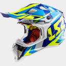 LS2 MX470 MX Helmet Nimble white, blue, vi-viz