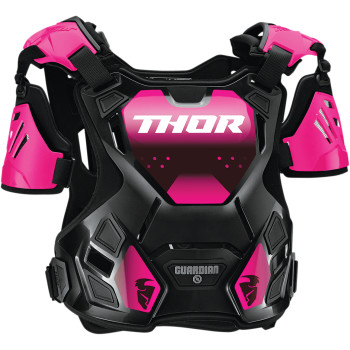 Thor Guardian S20 Motocross Off Road Chest Protector Body Armour Red Child 