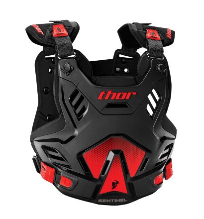 Thor Comp XP Black Knee Guards – 2022 Model, Motocross Dirtbike Offroad MX ATV, Choose Your Size