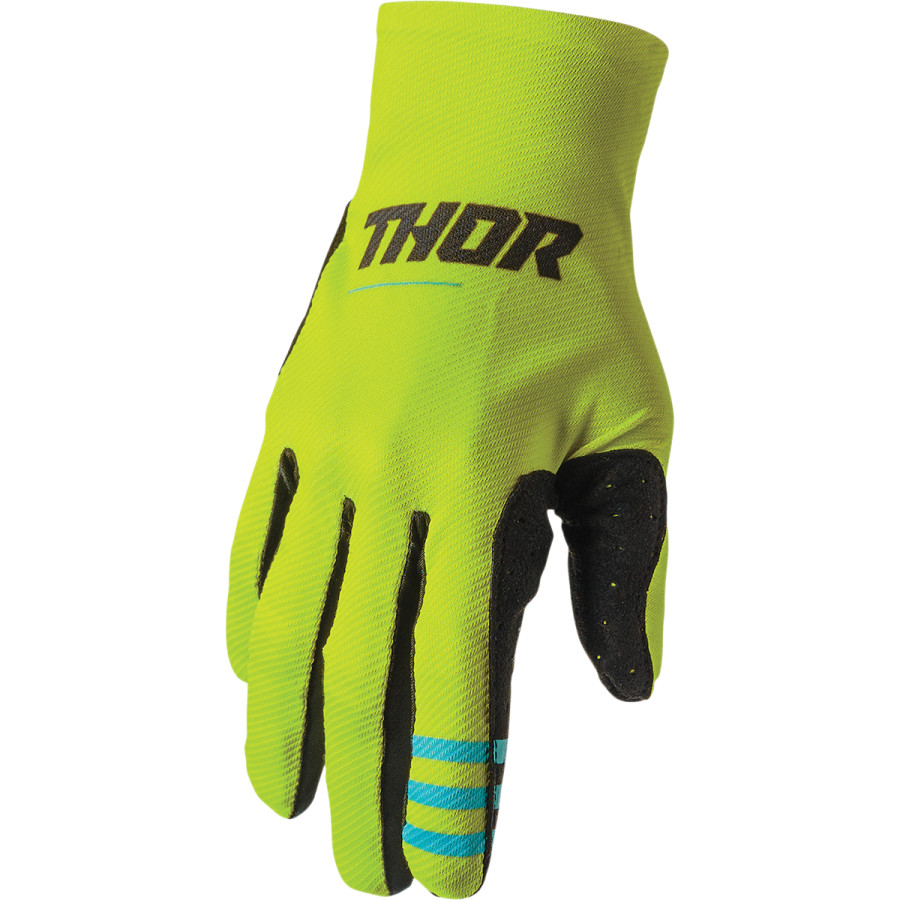 Thor Motocross Youth MX ATV Riding Gloves S8Y Void Geotec Blue/Red Small 