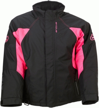 pink snowmobile jacket